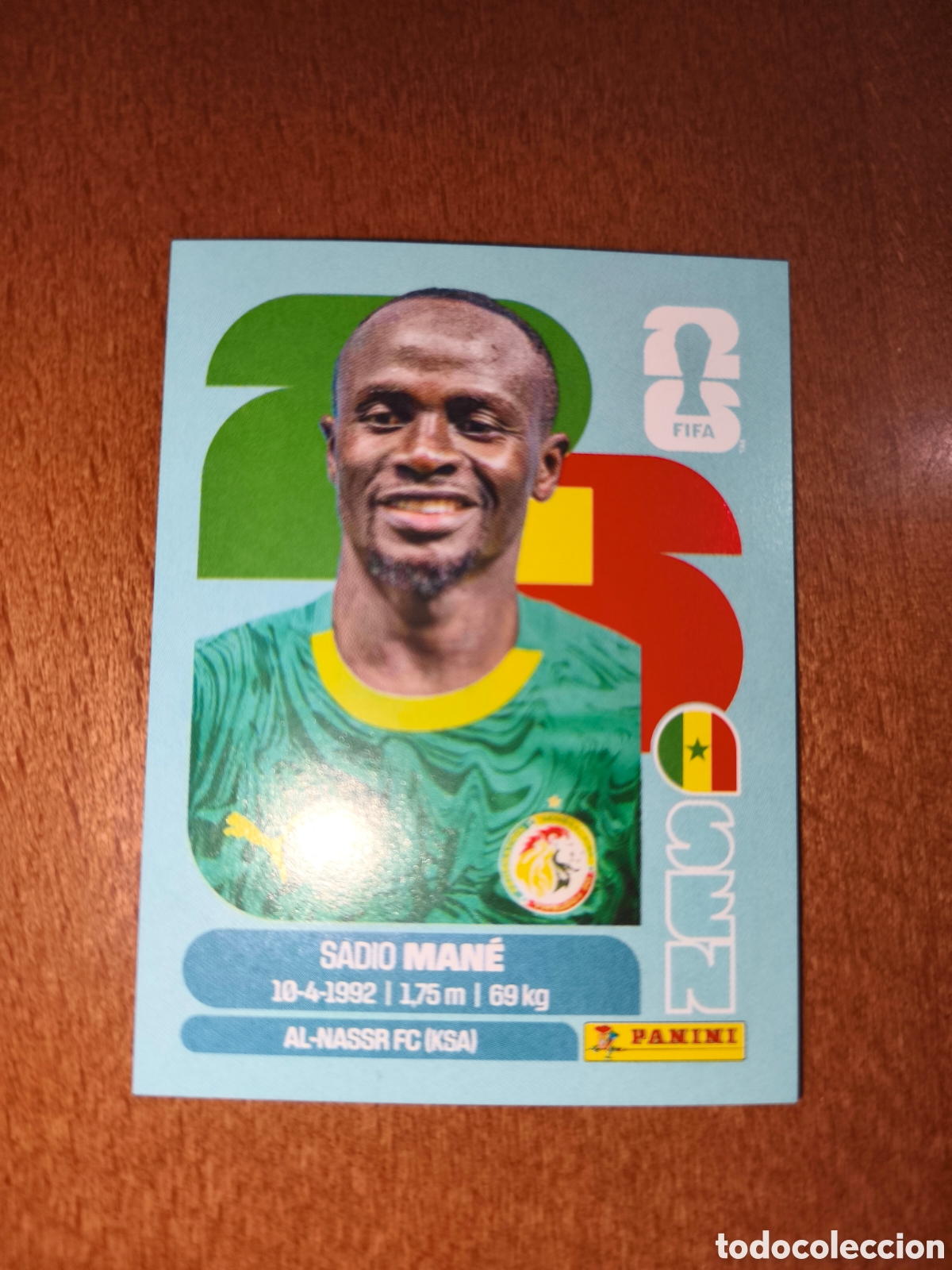 Fu&szlig;ball-Sticker: SEN15 Sadio Mane SEN 15 Fifa World Cup 2026 Senegal