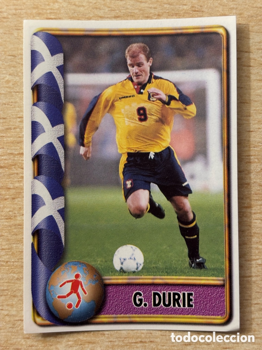 Fu&szlig;ball-Sticker: # 246 Durie Escocia Mundial Francia 98 Ediciones Estadio