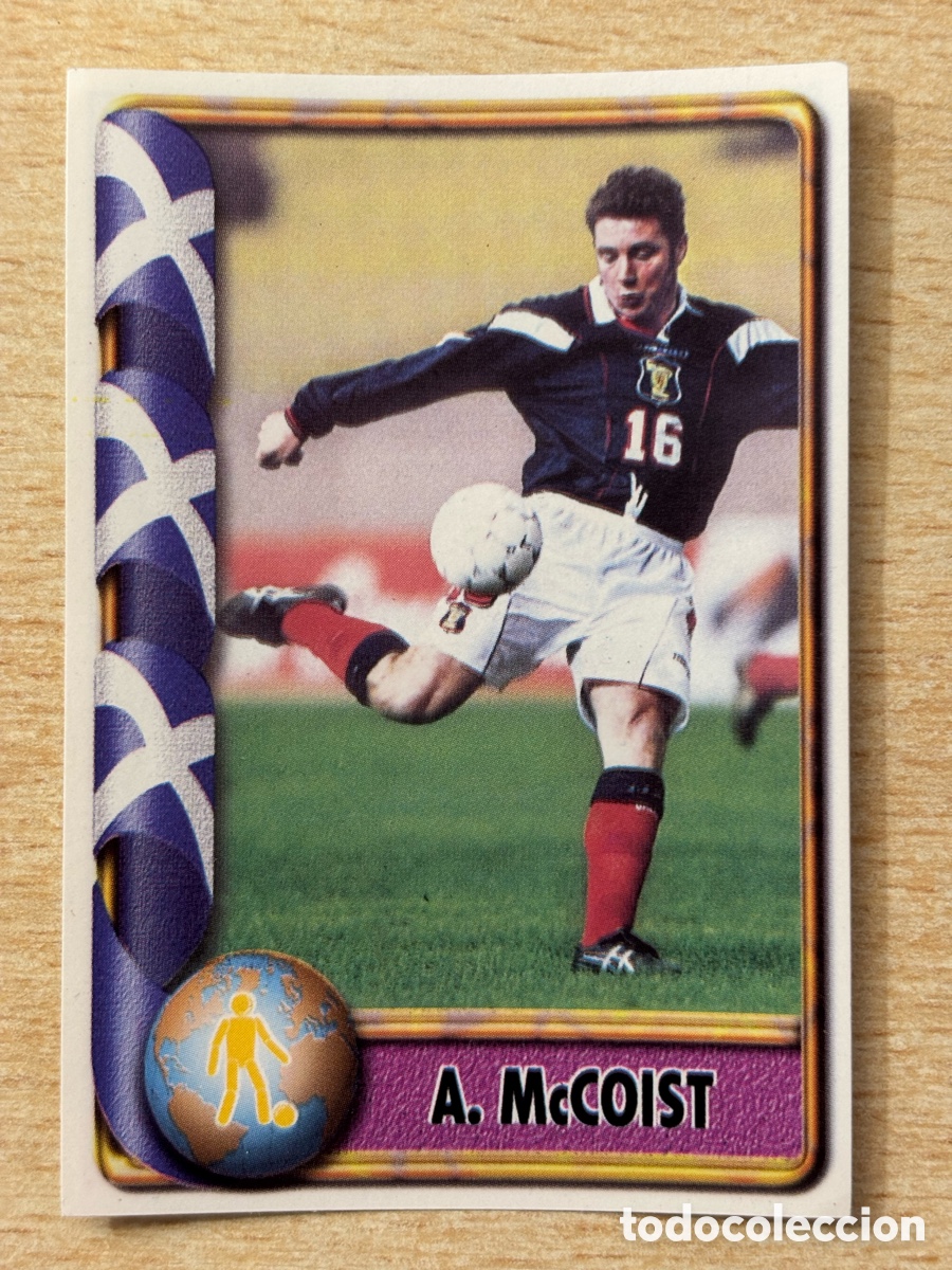 Fu&szlig;ball-Sticker: # 244 McCoist Escocia Mundial Francia 98 Ediciones Estadio