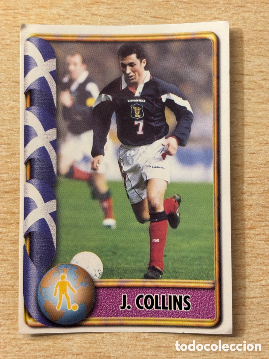 Fu&szlig;ball-Sticker: # 242 Collins Escocia Mundial Francia 98 Ediciones Estadio