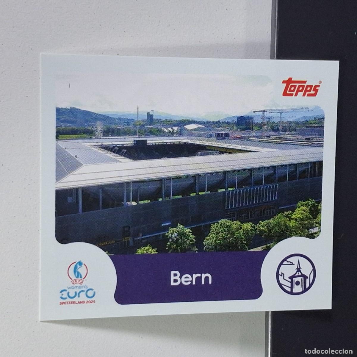Fu&szlig;ball-Sticker: B4 22 ESTADIO BERN STADIUM SWITZERLAND 2025 UEFA WOMEN&acute;S EURO SUIZA TOPPS STICKERS