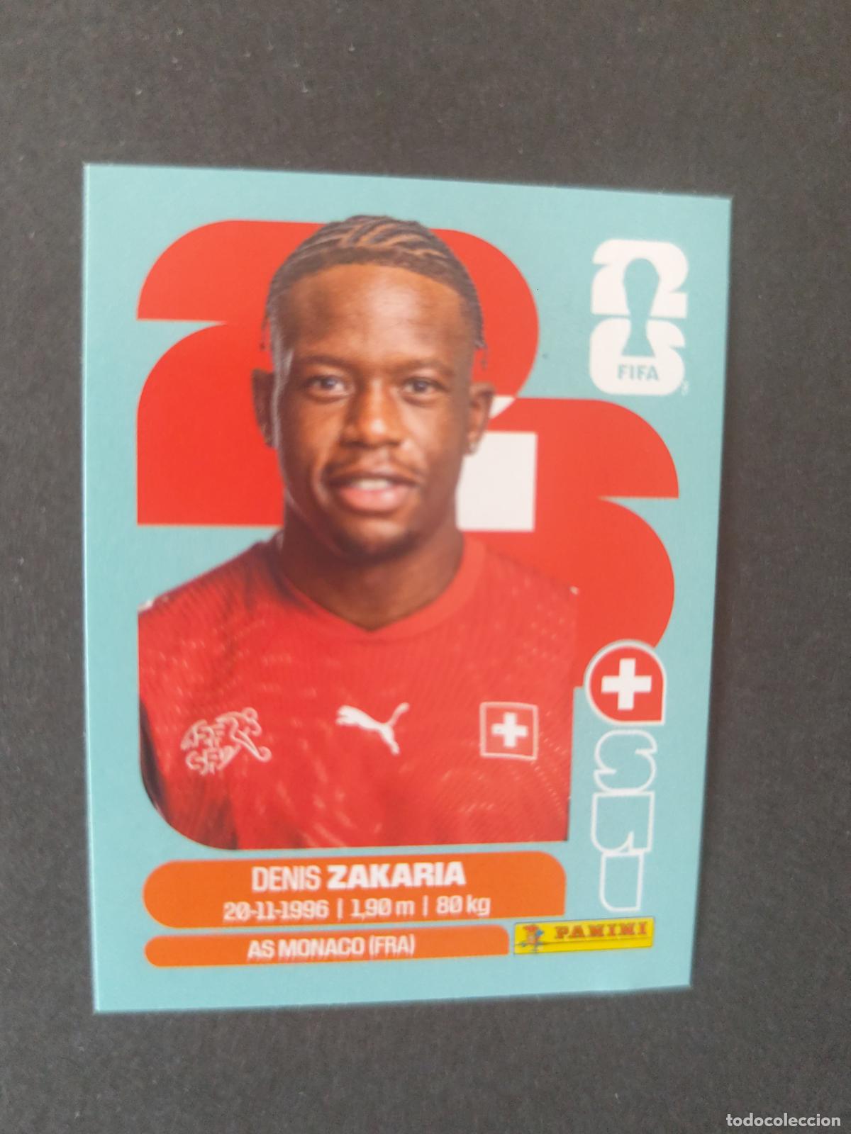 Cromos de F&uacute;tbol: SUI10 DENIS ZAKARIA 10 SUIZA MUNDIAL FIFA WORLD CUP 2026 STICKER PANINI SIN PEGAR