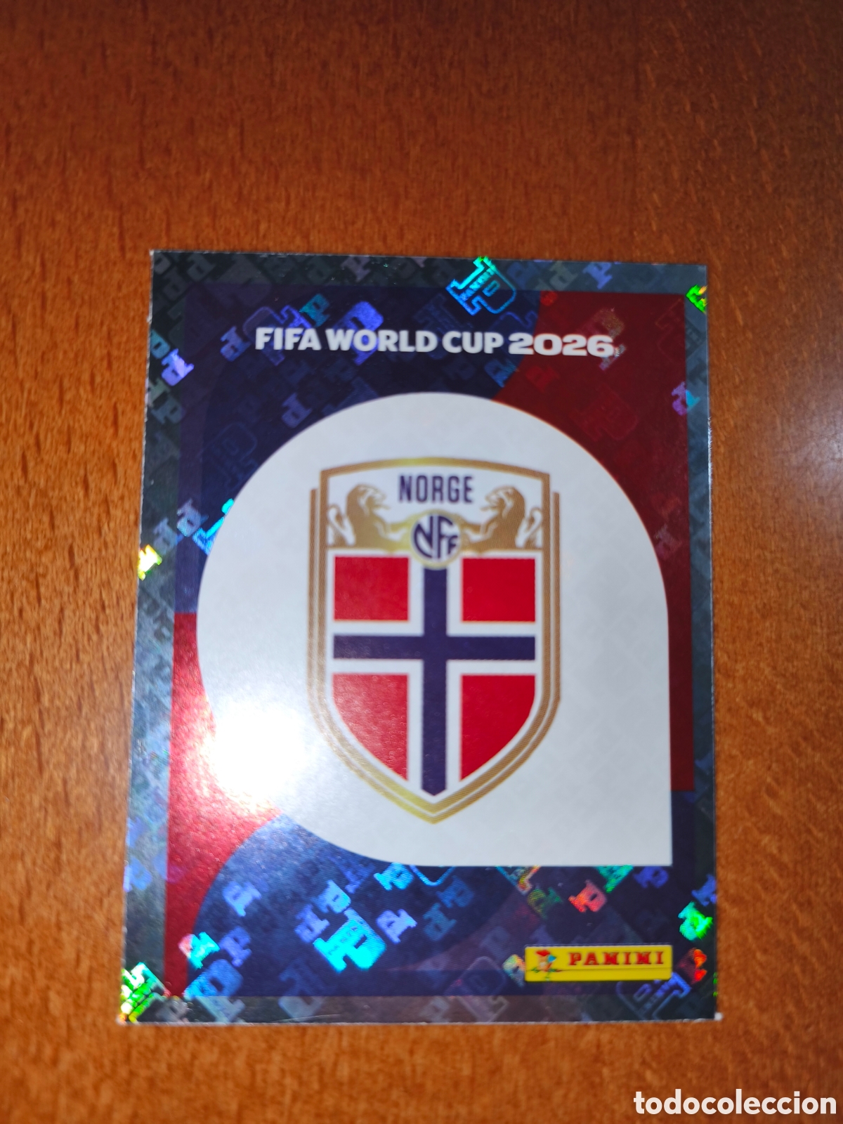 Cromos de F&uacute;tbol: NOR1 Escudo NOR 1 Fifa World Cup 2026 Noruega