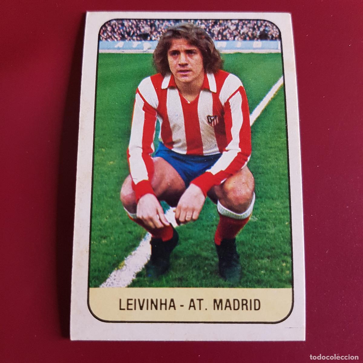Cartes &agrave; collectionner de Football: ESTE - LIGA 78 79 - 1978 1979 - UN CROMO - AT. MADRID - LEIVINHA - NUNCA PEGADO