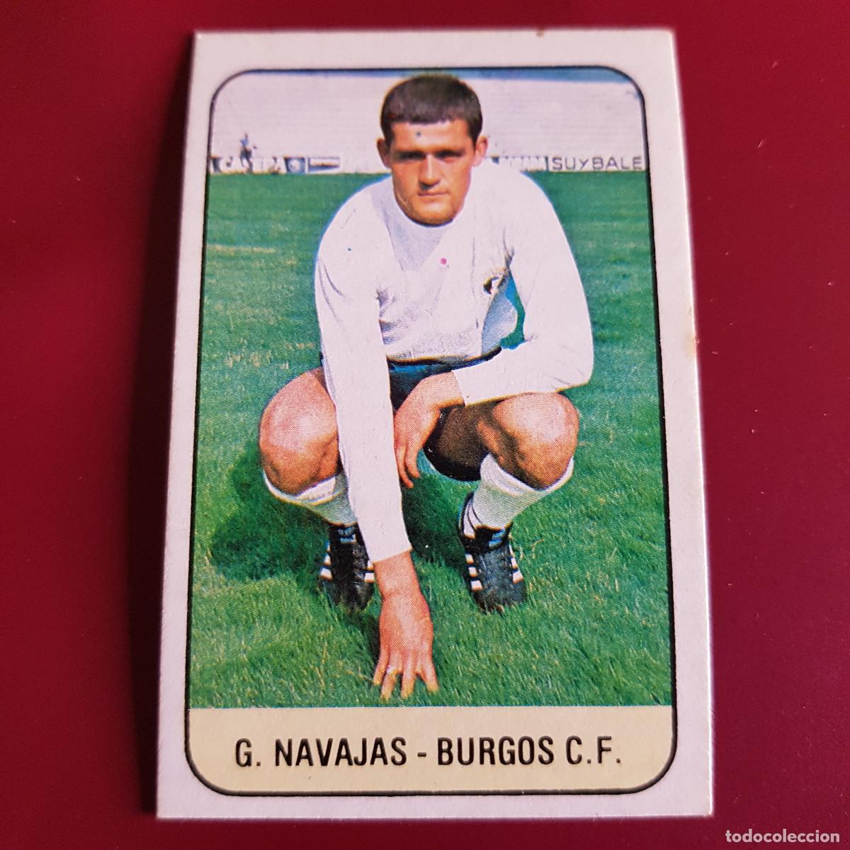 Cartes &agrave; collectionner de Football: ESTE - LIGA 78 79 - 1978 1979 - UN CROMO - BURGOS - GARCIA NAVAJAS - NUNCA PEGADO