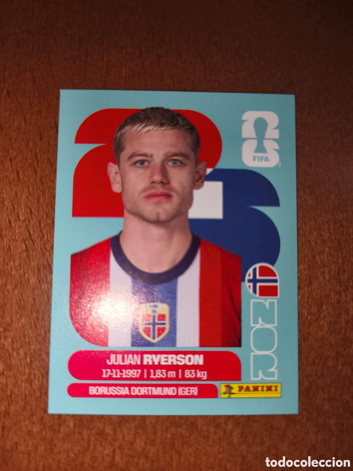 Cromos de F&uacute;tbol: NOR3 Julian Ryerson NOR 3 Fifa World Cup 2026 Noruega