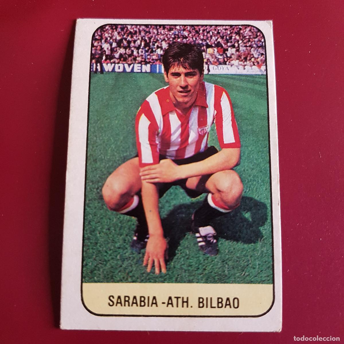 Football Stickers: ESTE - LIGA 78 79 - 1978 1979 - UN CROMO - BILBAO - SARABIA - ULTIMOS FICHAJES 15 - NUNCA PEGADO