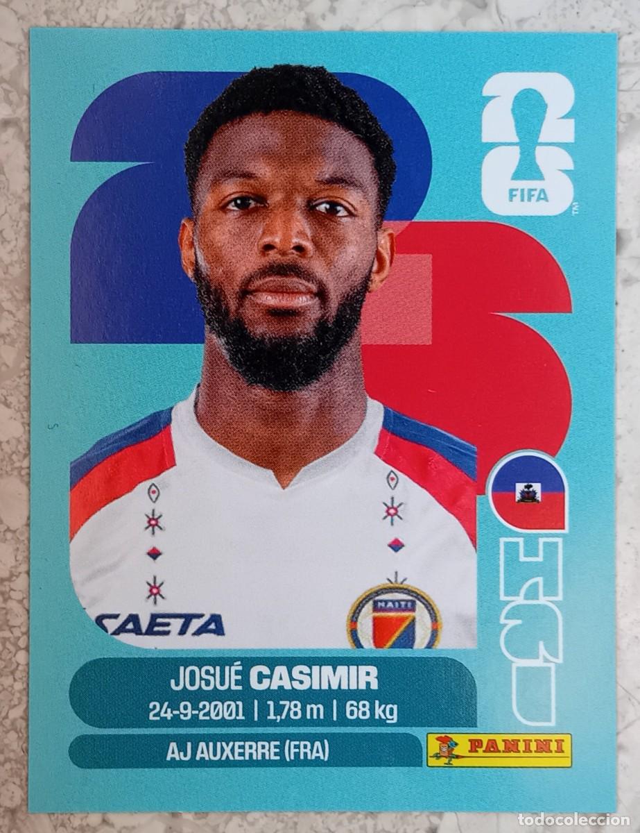 Cromos de F&uacute;tbol: Figurina Panini 2026 Cromo World Cup Usa Mundial 2026 Josu&eacute; Casimir Haiti n HAI 16