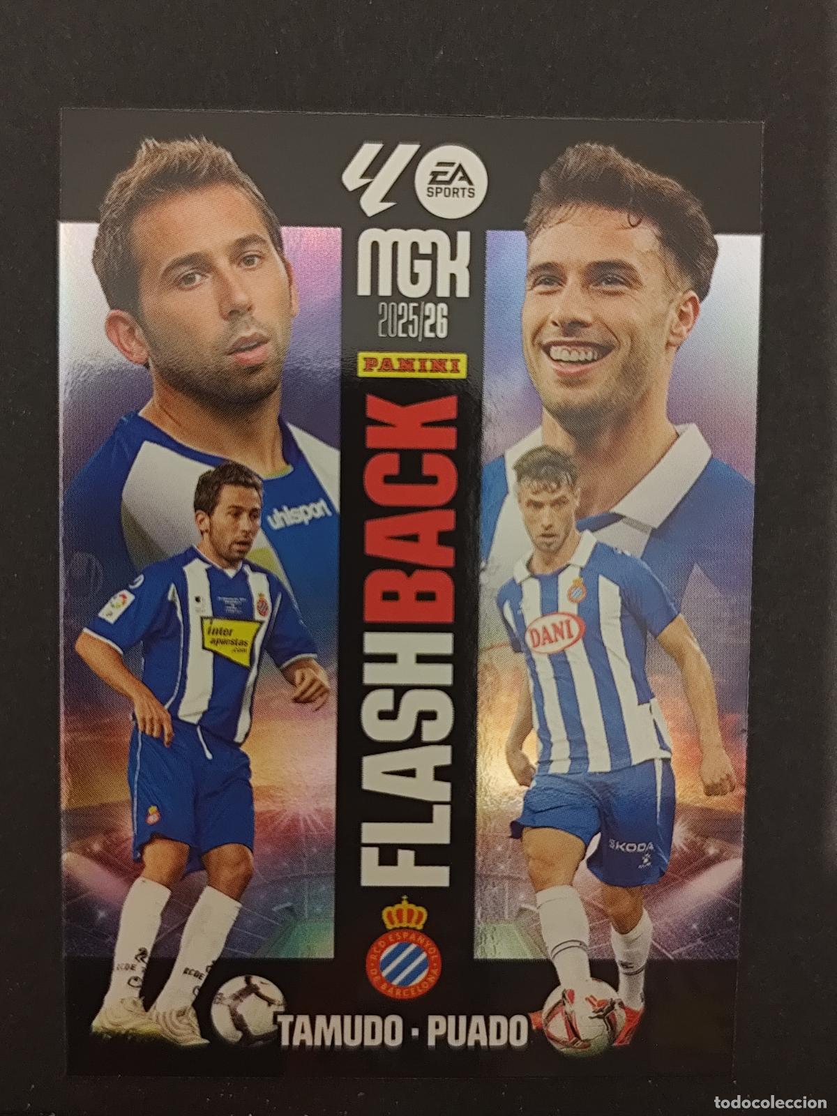 Football Stickers: 517 TAMUDO PUADO ESPANYOL FLASHBACK MEGACRACKS 2025 2026 25 26