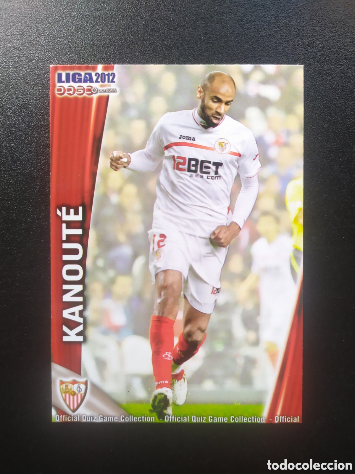 Cromos de F&uacute;tbol: Mundicromo fichas Liga 2011 2012 11 12 Kanoute n&deg; 649 Sevilla