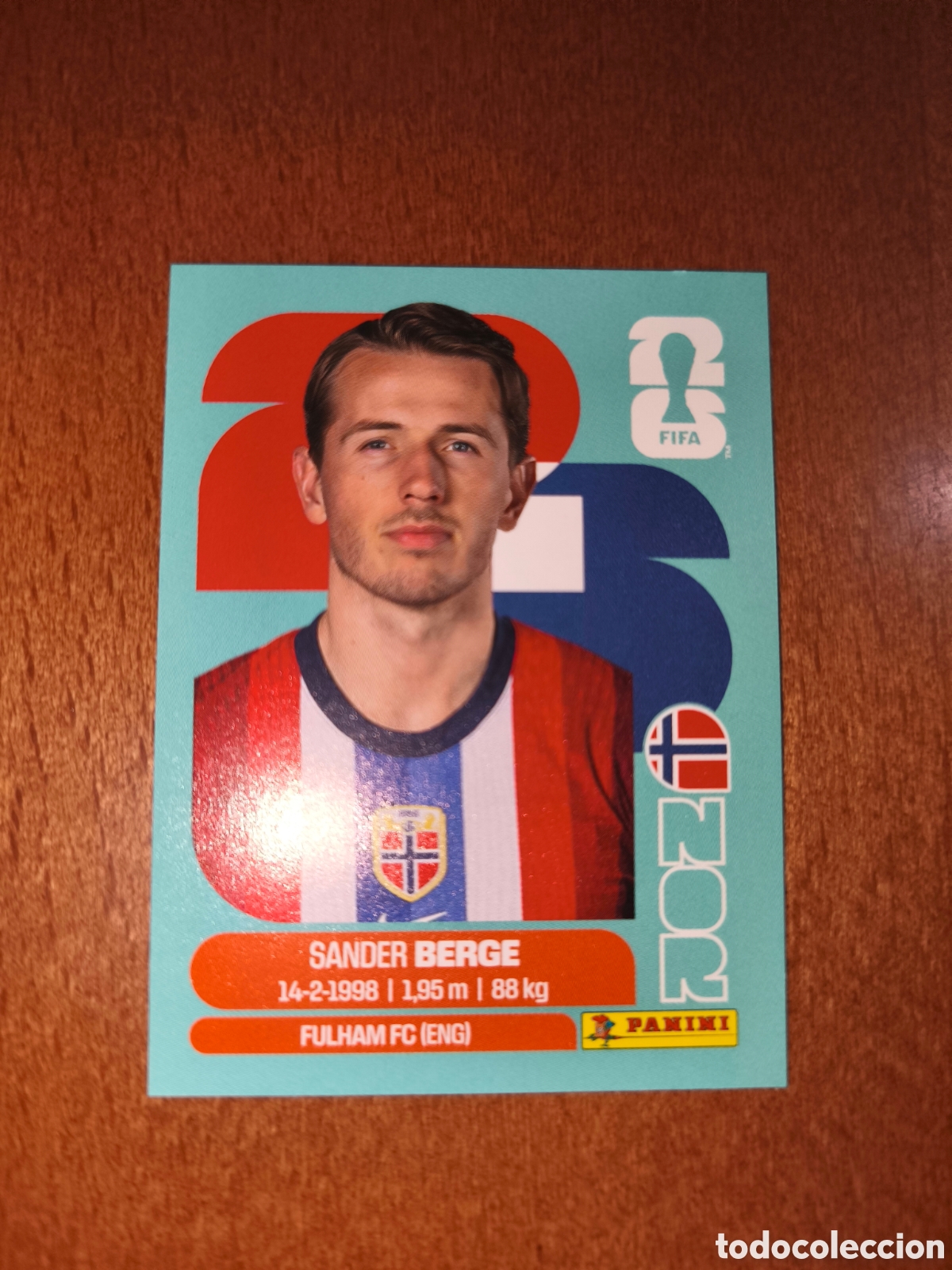 Cromos de F&uacute;tbol: NOR11 Sander Berge NOR 11 Fifa World Cup 2026 Noruega