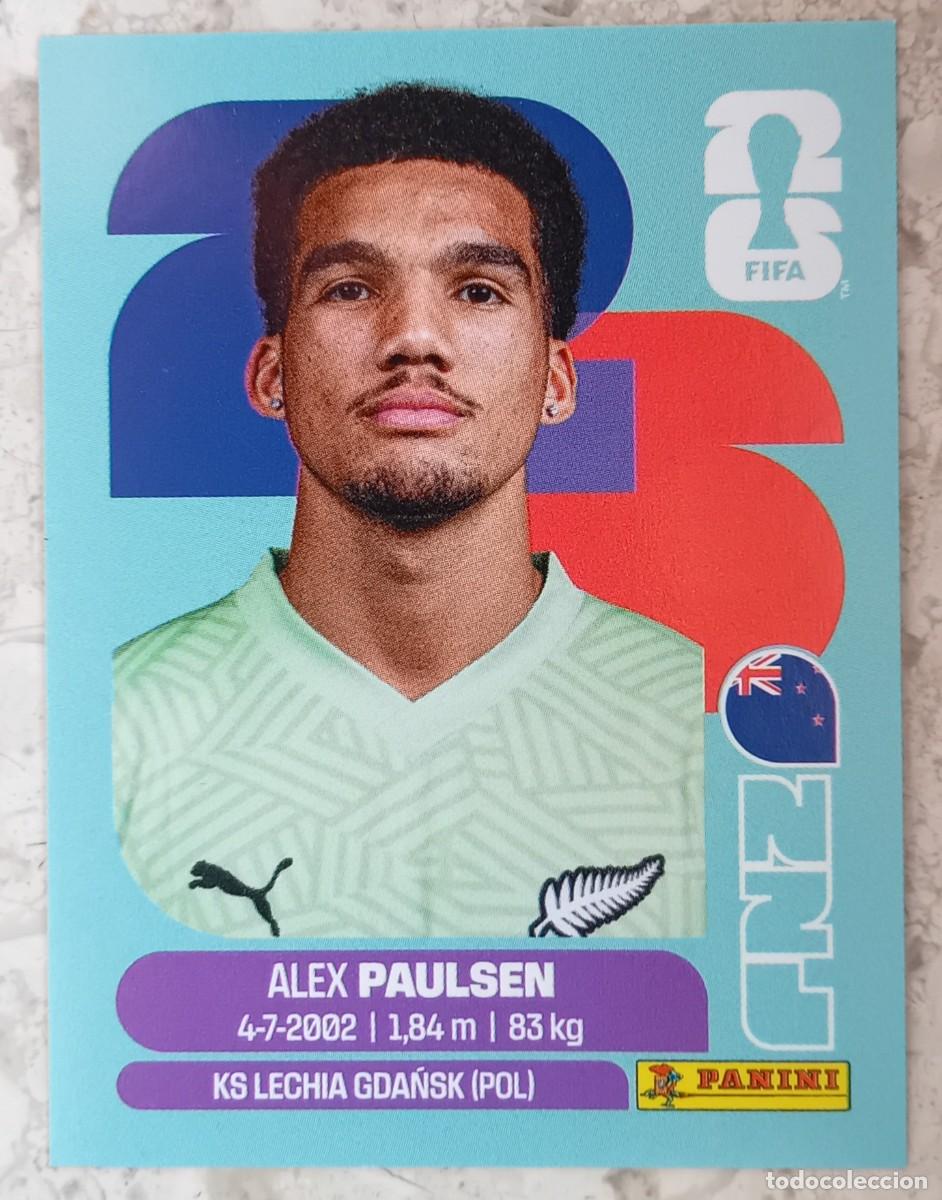 Cromos de F&uacute;tbol: Figurina Panini 2026 Cromo World Cup Usa Mundial 2026 Alex Paulsen New Zeland n NZL 3