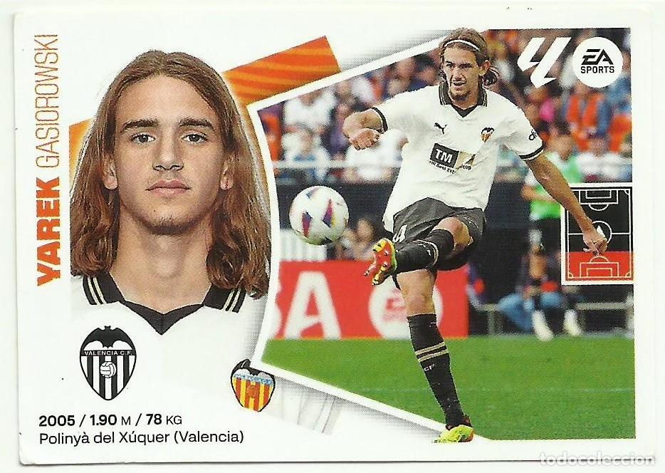 Cromos de F&uacute;tbol: Cromo Yarek Gasiorowski (Valencia). La Liga 2024-25 (Este)
