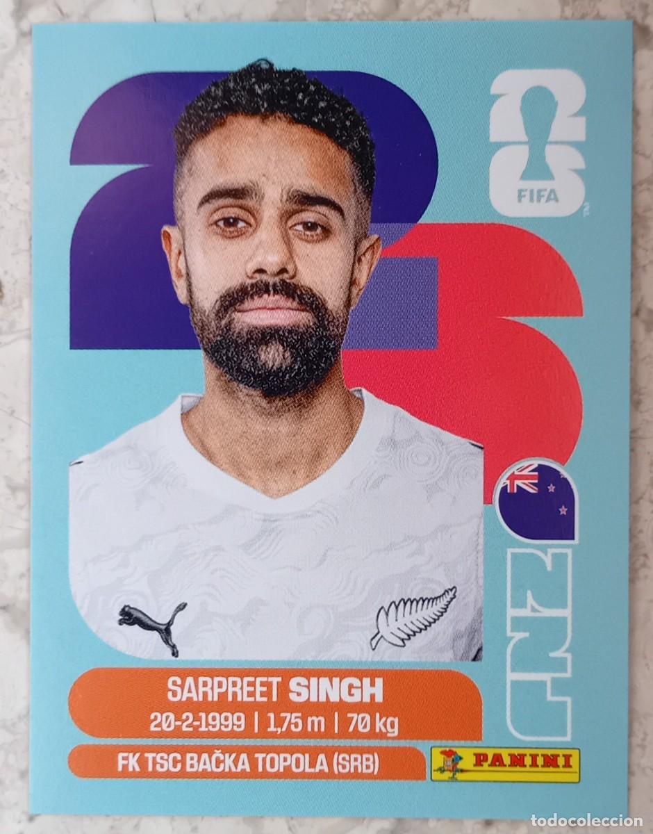 Cromos de F&uacute;tbol: Figurina Panini 2026 Cromo World Cup Usa Mundial 2026 Sarpreet Singh New Zeland n NZL 11
