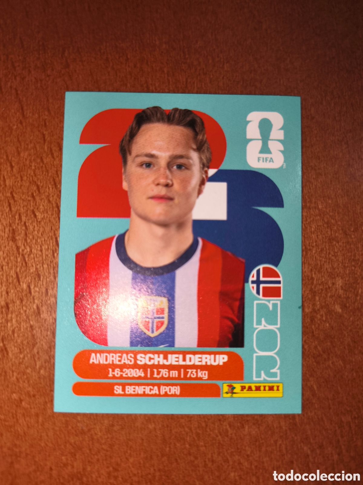 Cromos de F&uacute;tbol: NOR12 Andreas Schjelderup NOR 12 Fifa World Cup 2026 Noruega