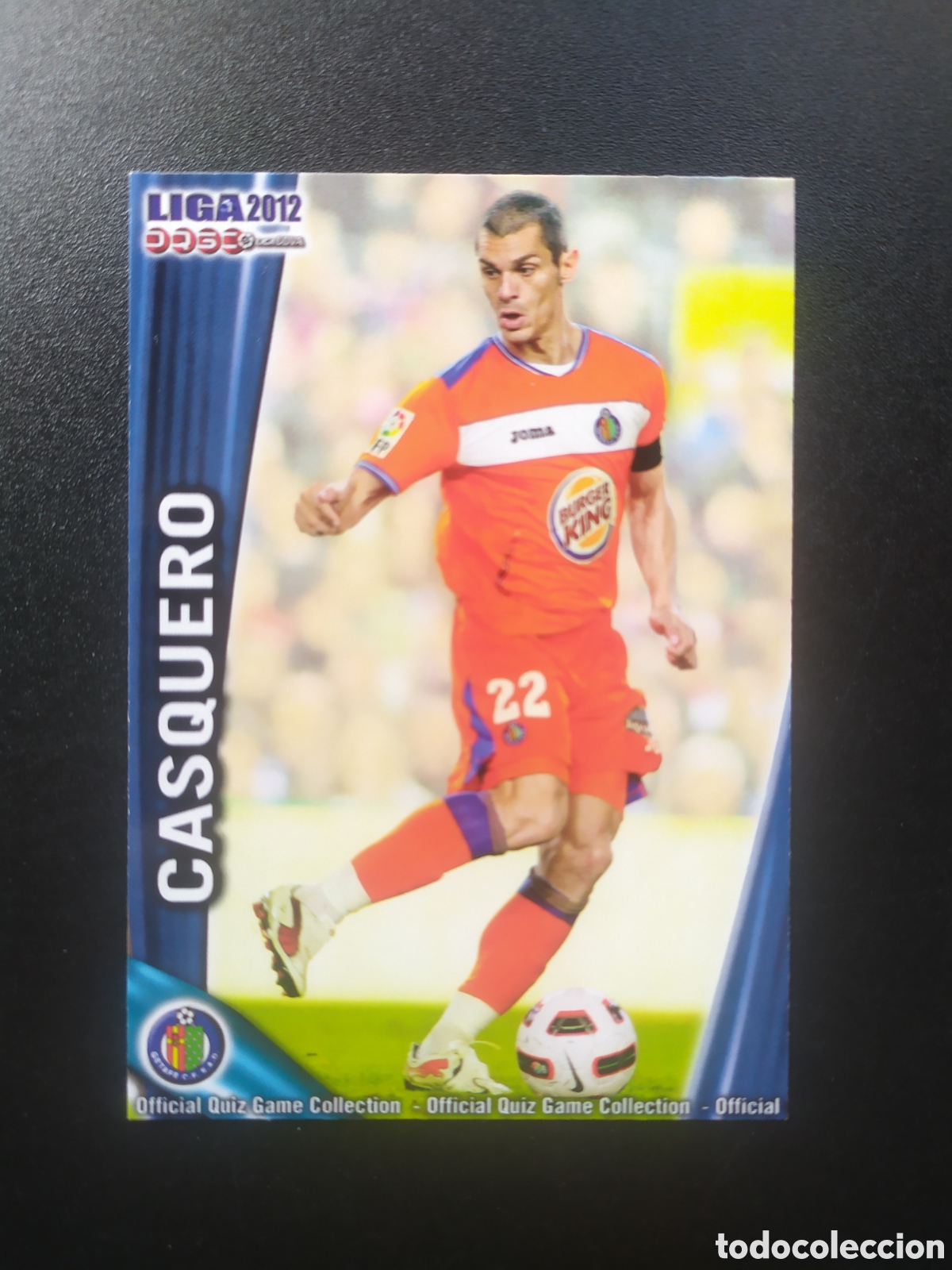 Cromos de F&uacute;tbol: Mundicromo fichas Liga 2011 2012 11 12 Casquero n&deg; 419 Getafe
