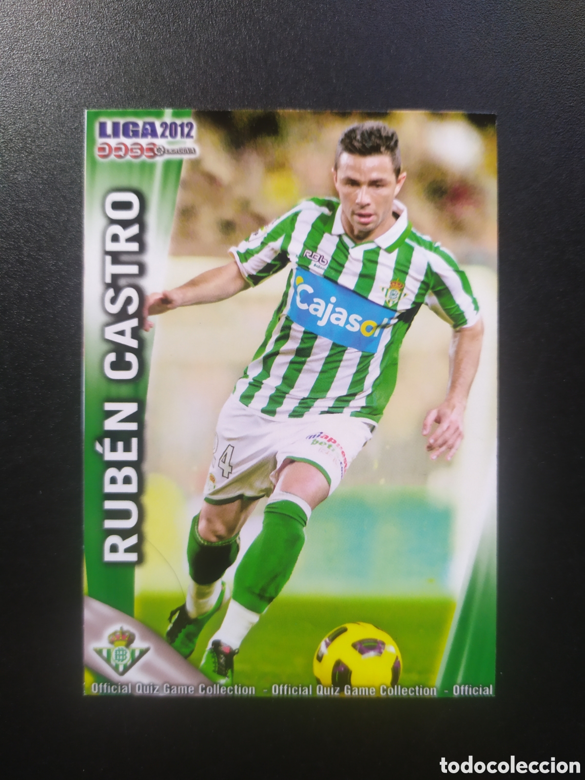 Cromos de F&uacute;tbol: Mundicromo fichas Liga 2011 2012 11 12 Rub&eacute;n Castro n&deg; 479 Real Betis