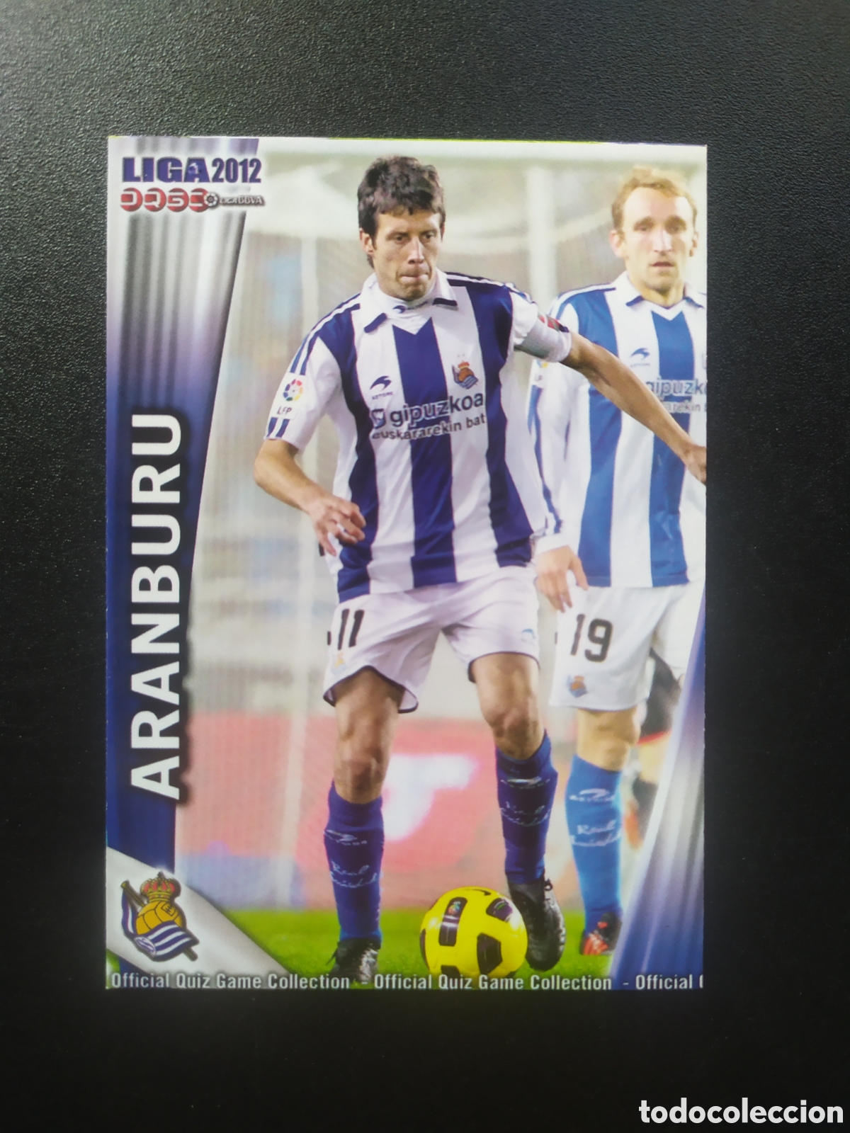 Cromos de F&uacute;tbol: Mundicromo fichas Liga 2011 2012 11 12 Aranburu n&deg; 394 Real Sociedad
