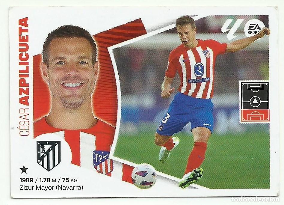 Cromos de f&uacute;tbol: Cromo Azpilicueta (Atl&eacute;tico de Madrid). La Liga 2024-25 (Este)