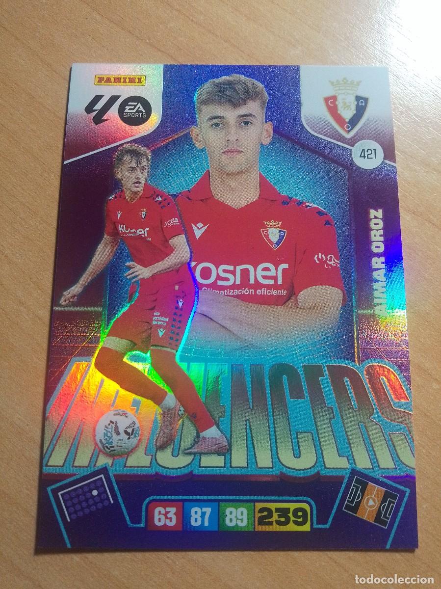 Fu&szlig;ball-Sticker: 421 AIMAR OROZ INFLUENCERS OSASUNA 25 26 ADRENALYN 2025 2026 NUEVO