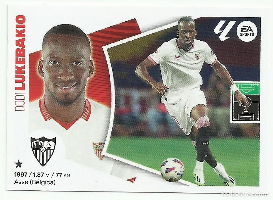 Cromos de F&uacute;tbol: Cromo Lukebakio (Sevilla). La Liga 2024-25 (Este)