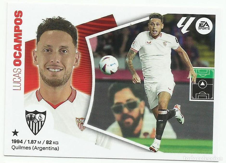 Fu&szlig;ball-Sticker: Cromo Ocampos (Sevilla). La Liga 2024-25 (Este)