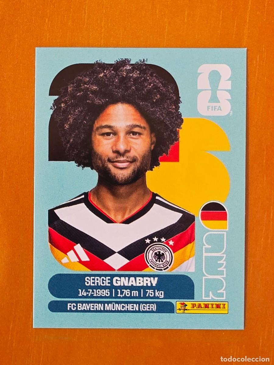 Fu&szlig;ball-Sticker: GER 16 Serge Gnabry, Alemania, Panini FIFA World Cup Mundial 2026 Sticker