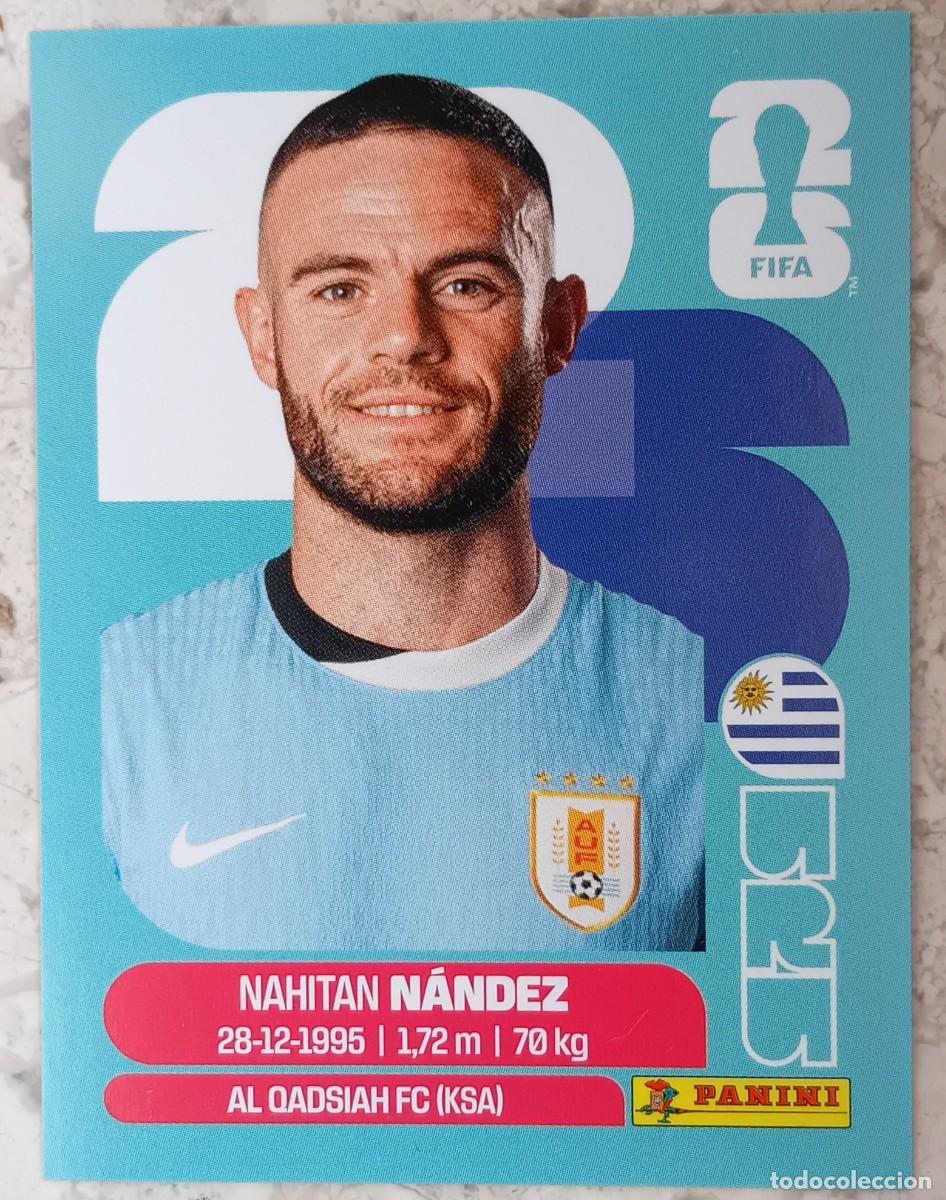 Fu&szlig;ball-Sticker: Figurina Panini 2026 Cromo World Cup Usa Mundial 2026 Nahitan N&aacute;ndez Uruguay n URU 9