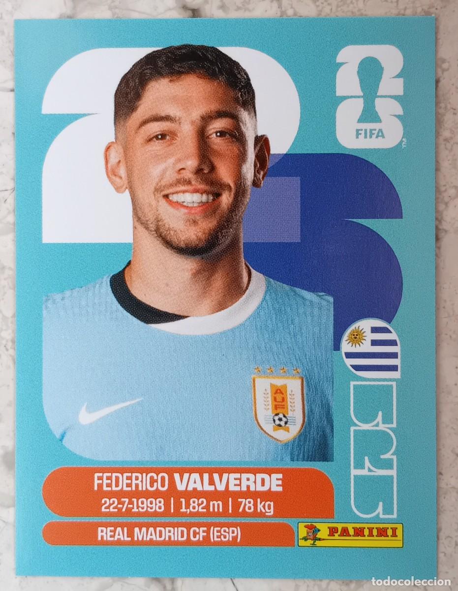 Fu&szlig;ball-Sticker: Figurina Panini 2026 Cromo World Cup Usa Mundial 2026 Federico Valverde Uruguay n URU 10