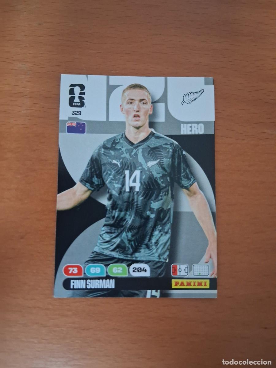 Fu&szlig;ball-Sticker: Adrenalyn XL FIFA World Cup 2026 Mundial 2026 Nueva Zelanda 329 Finn Surman Hero
