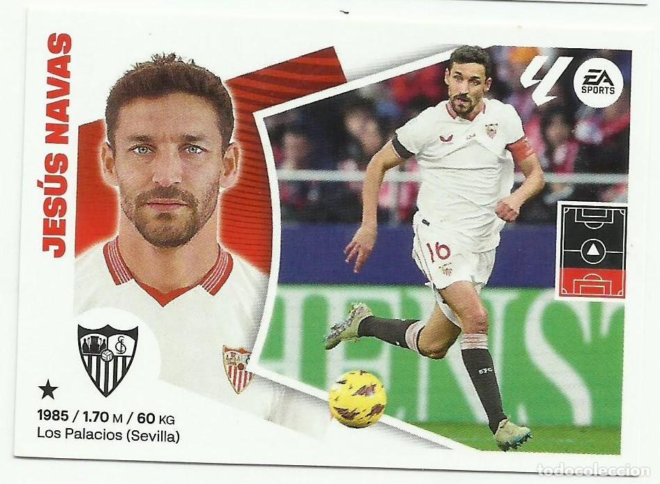 Cromos de F&uacute;tbol: Cromo Jes&uacute;s Navas (Sevilla). La Liga 2024-25 (Este)