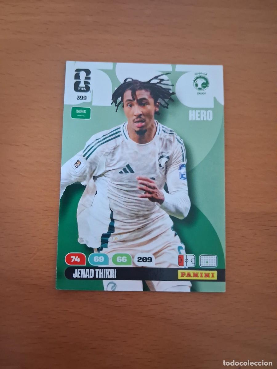 Cromos de F&uacute;tbol: Adrenalyn XL FIFA World Cup 2026 Mundial 2026 Arabia Saudi 399 Jehad Thikri Hero