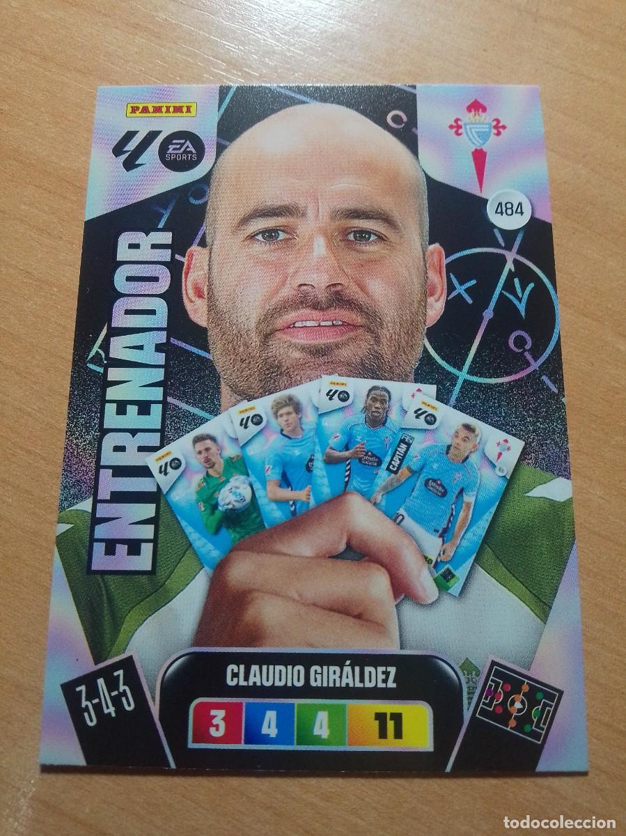 Cromos de F&uacute;tbol: 484 GIRALDEZ ENTRENADOR DEL CELTA 25 26 ADRENALYN XL 2025 2026