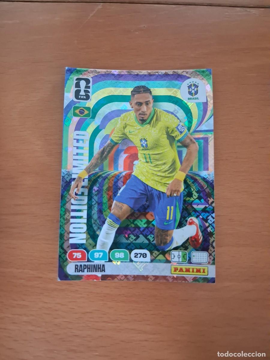 Cromos de F&uacute;tbol: Adrenalyn XL FIFA World Cup 2026 Mundial 2026 Edition Limited Edicion Limitada Brasil Raphinha