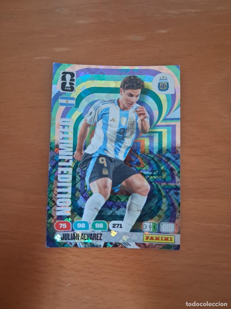 Cromos de F&uacute;tbol: Adrenalyn XL FIFA World Cup 2026 Mundial 2026 Edicion Limitada Argentina Julian Alvarez