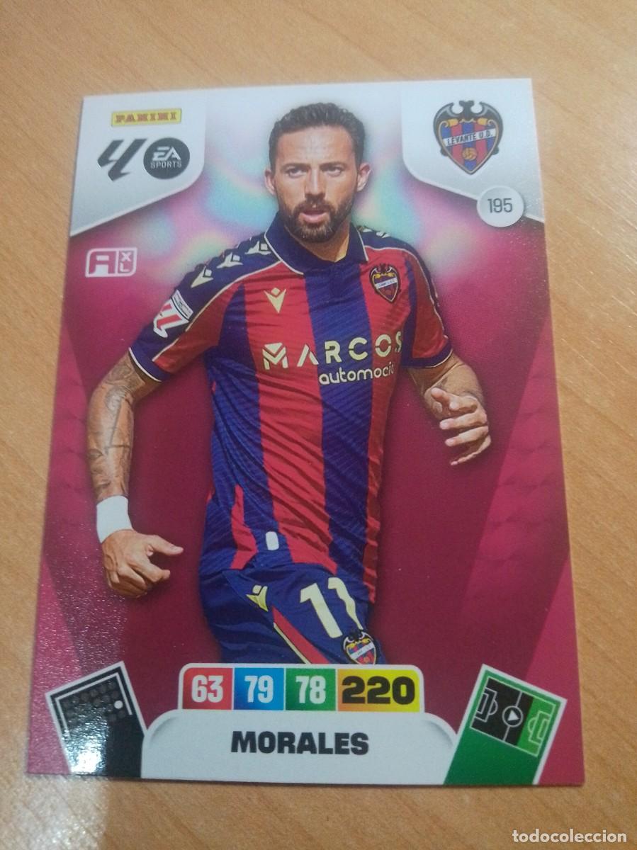 Cromos de F&uacute;tbol: 195 MORALES DEL LEVANTE 25 26 ADRENALYN XL 2025 2026 NUEVO