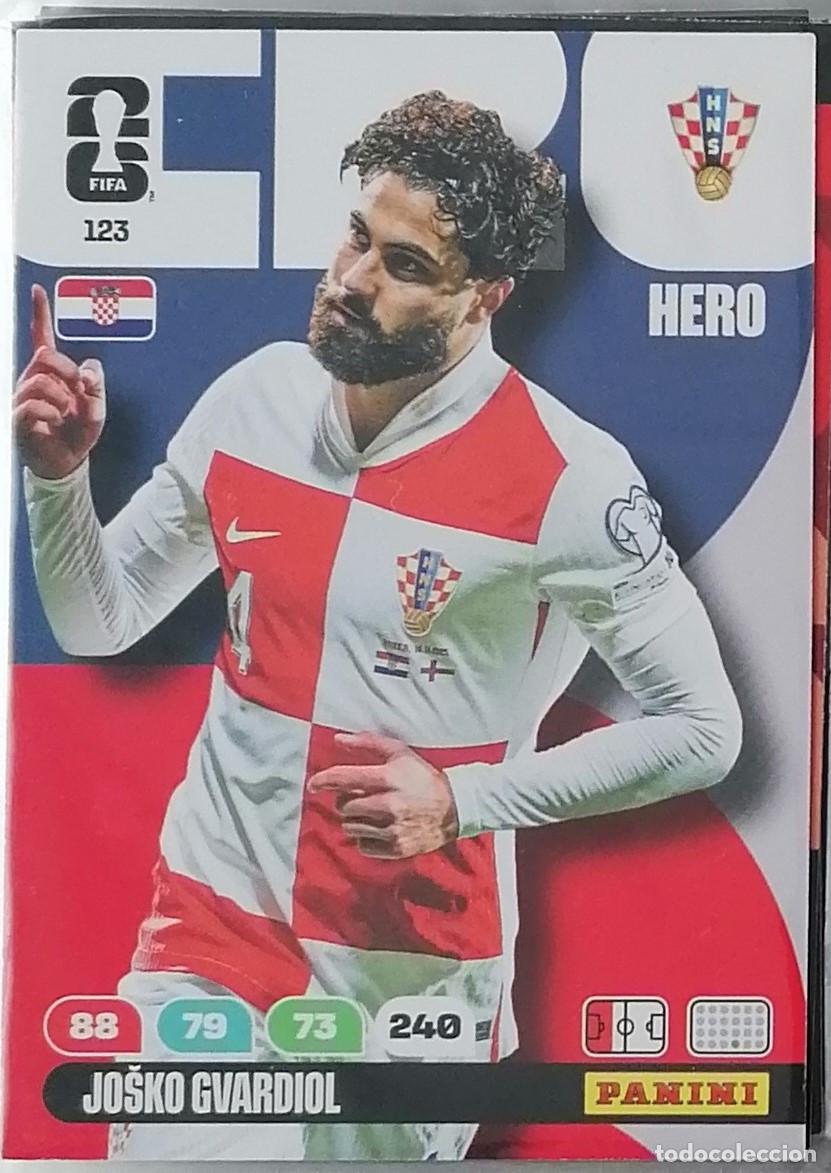 Cromos de F&uacute;tbol: 123 GVARDIOL Hero World Cup 2026 Adrenalyn XL Panini