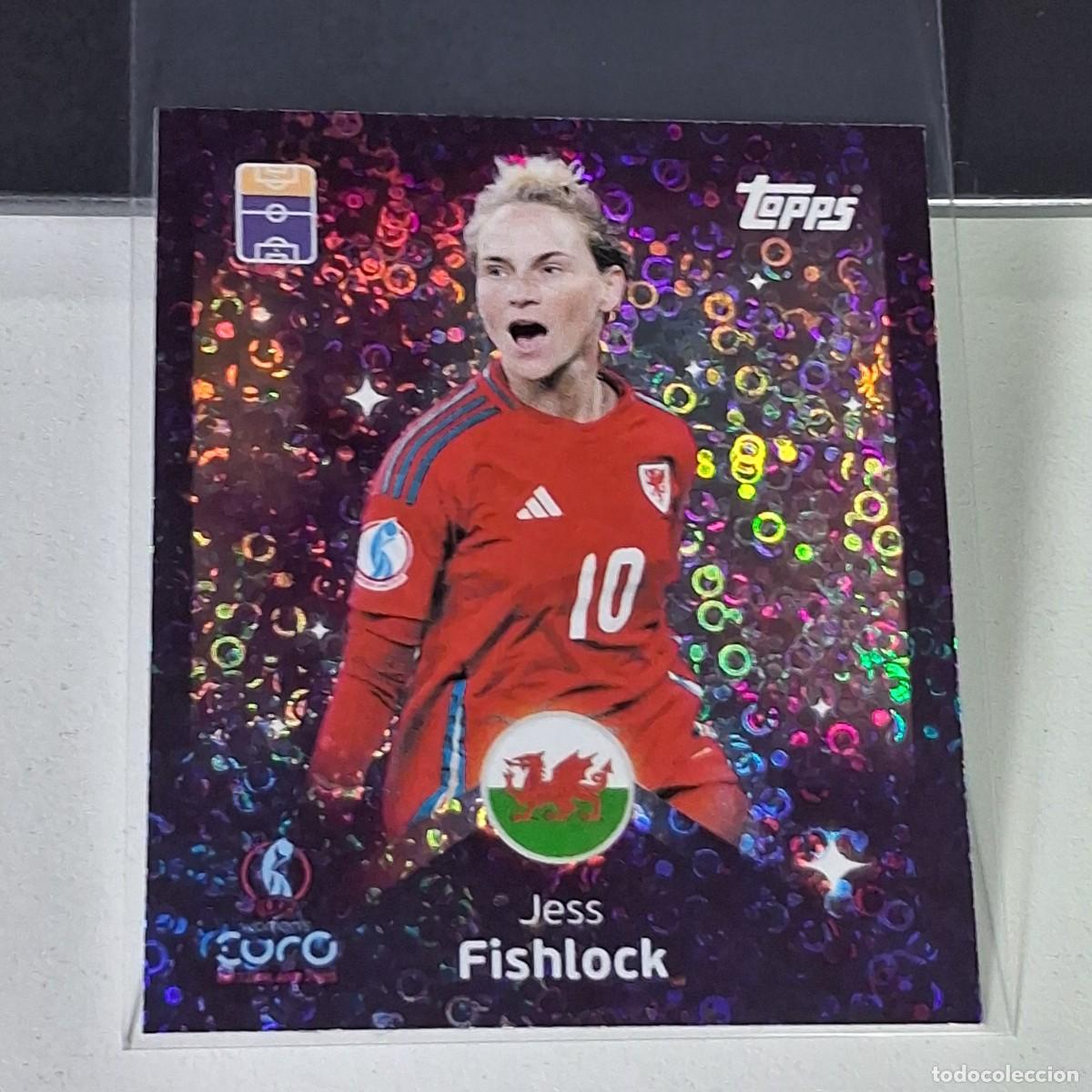 Cromos de F&uacute;tbol: B4 162 JESS FISHLOCK SHINING STARS WALES SWITZERLAND 2025 UEFA WOMEN&acute;S EURO SUIZA TOPPS STICKERS