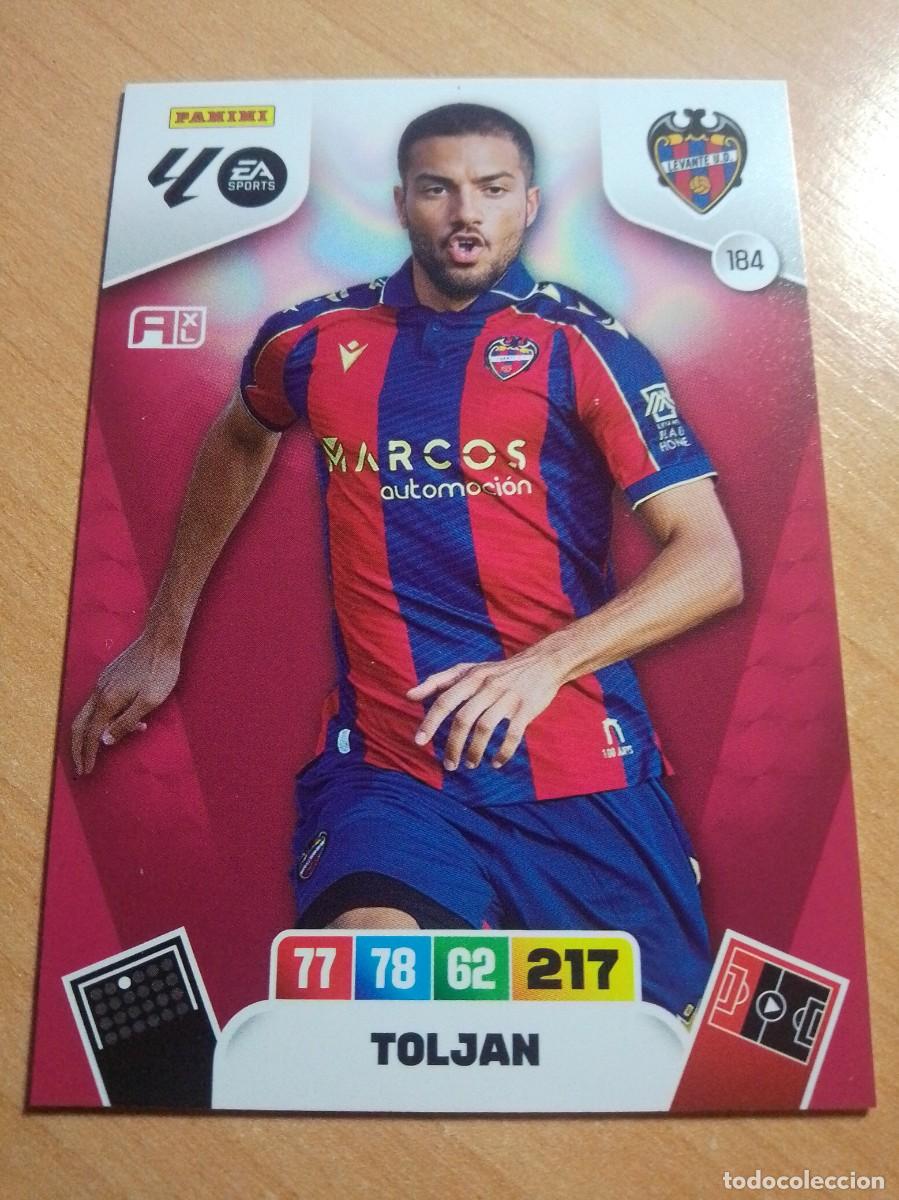 Cromos de F&uacute;tbol: 184 TOLJAN DEL LEVANTE 25 26 ADRENALYN XL 2025 2026 NUEVO DE SOBRE