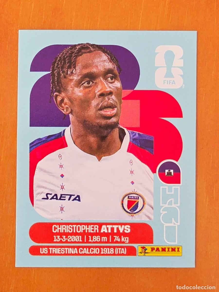 Cromos de F&uacute;tbol: HAI 14 Christopher Attys, Hait&iacute;, Panini FIFA World Cup Mundial 2026 Sticker