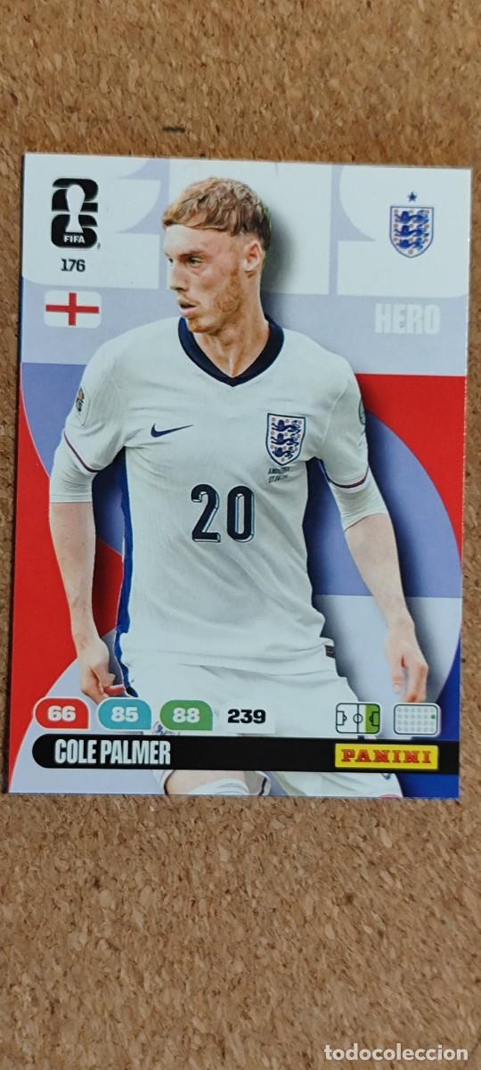 Cromos de F&uacute;tbol: ADRENALYN XL FIFA WORLD CUP 2026 CARD HERO COLE PALMER INGLATERRA # 176 PANINI