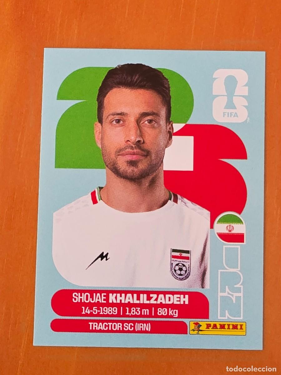 Cromos de F&uacute;tbol: IRN 6 Shojae Khalilzadeh, Rep&uacute;blica Isl&aacute;mica de Ir&aacute;n, Panini FIFA World Cup Mundial 2026 Sticker