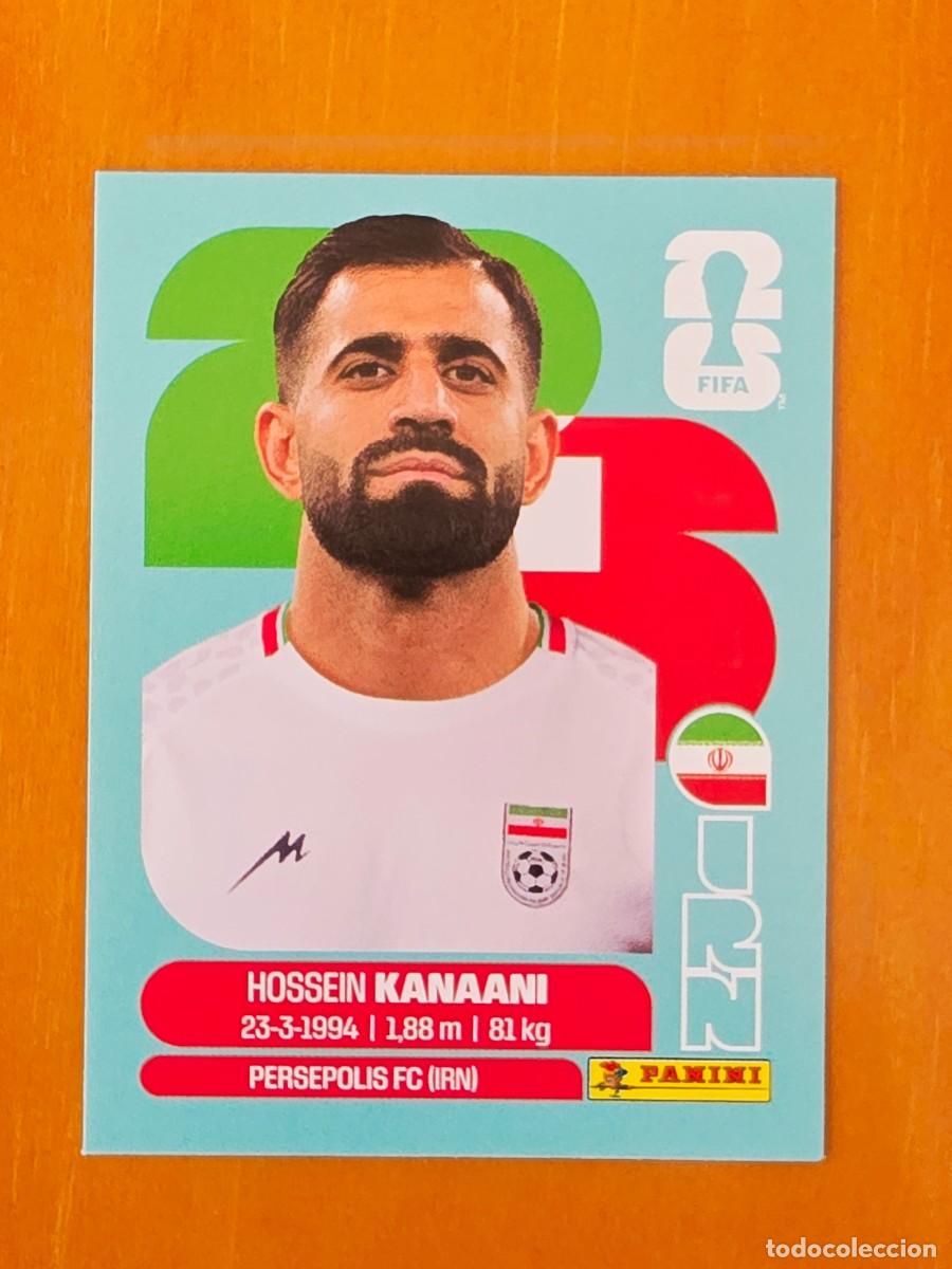 Cromos de F&uacute;tbol: IRN 8 Hossein Kanaani, Rep&uacute;blica Isl&aacute;mica de Ir&aacute;n, Panini FIFA World Cup Mundial 2026 Sticker