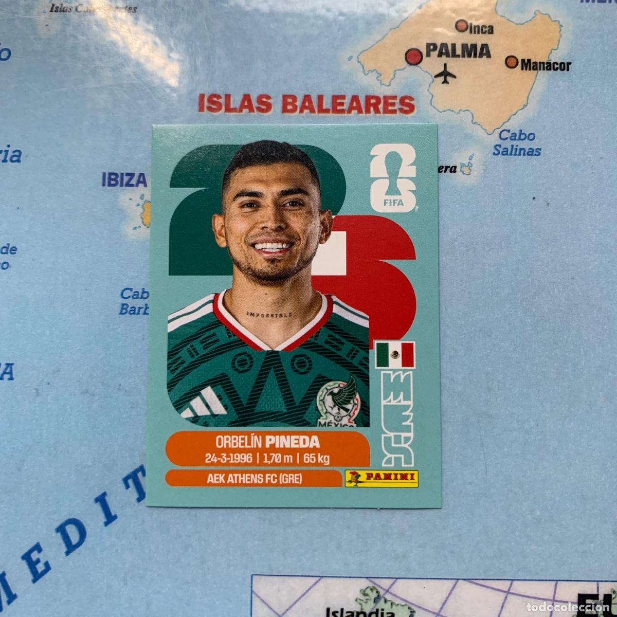Cromos de F&uacute;tbol: Pineda numero 11 de Mexico cromo panini Mundial Fifa World Cup 2026