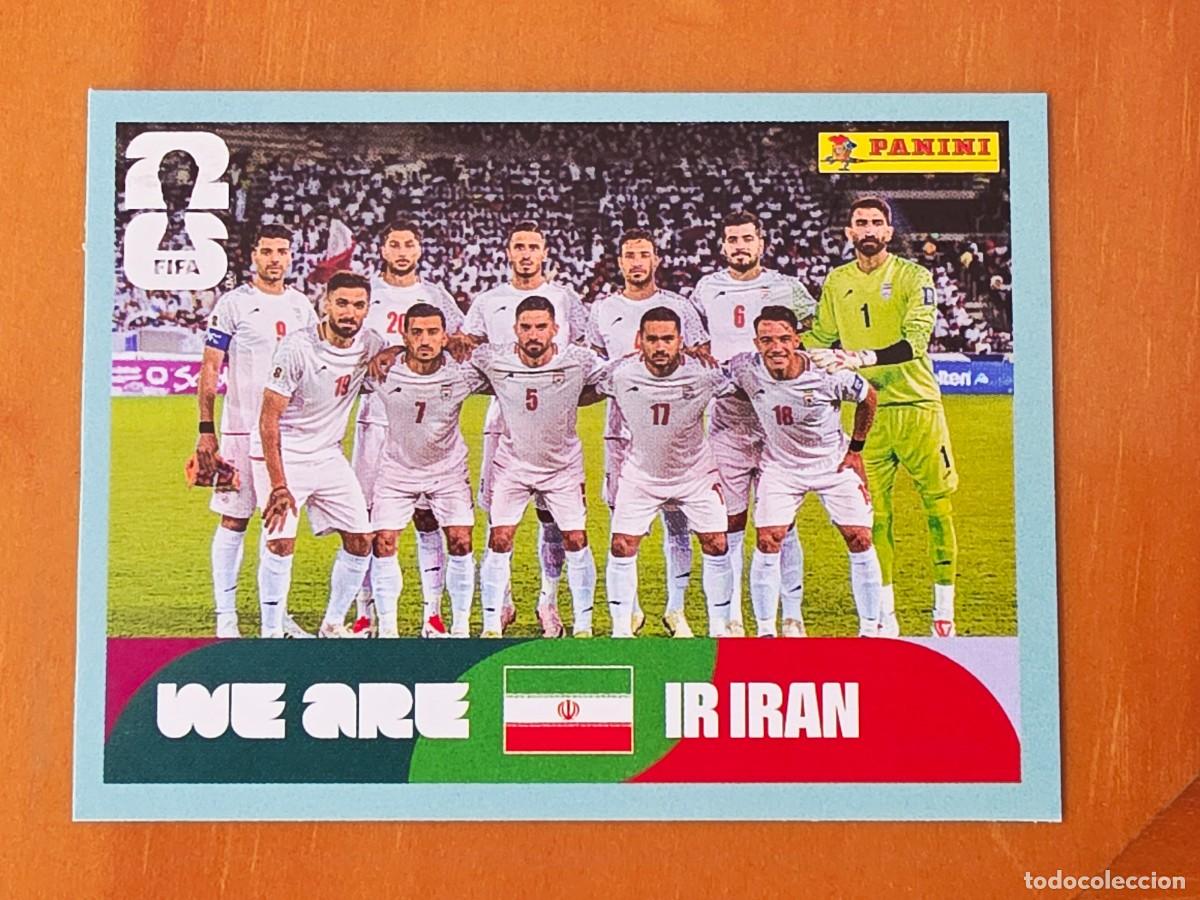 Cromos de F&uacute;tbol: IRN 13 Alineaci&oacute;n equipo Rep&uacute;blica Isl&aacute;mica de Ir&aacute;n, Panini FIFA World Cup Mundial 2026 Sticker