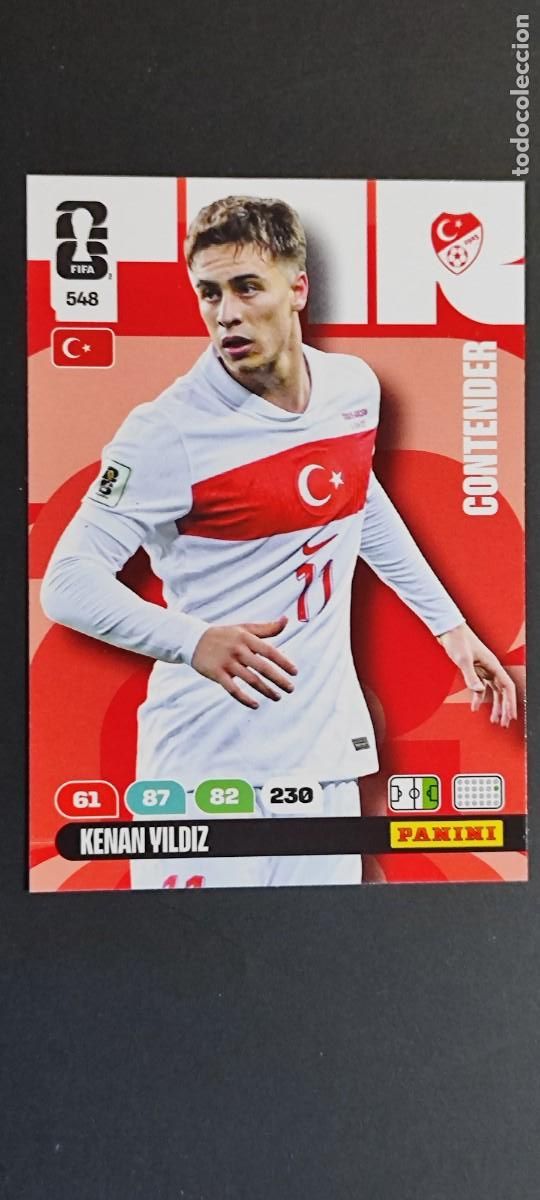 Cromos de F&uacute;tbol: ADRENALYN XL FIFA WORLD CUP 2026 CARD HERO YILDIZ TURQUIA # 548 PANINI