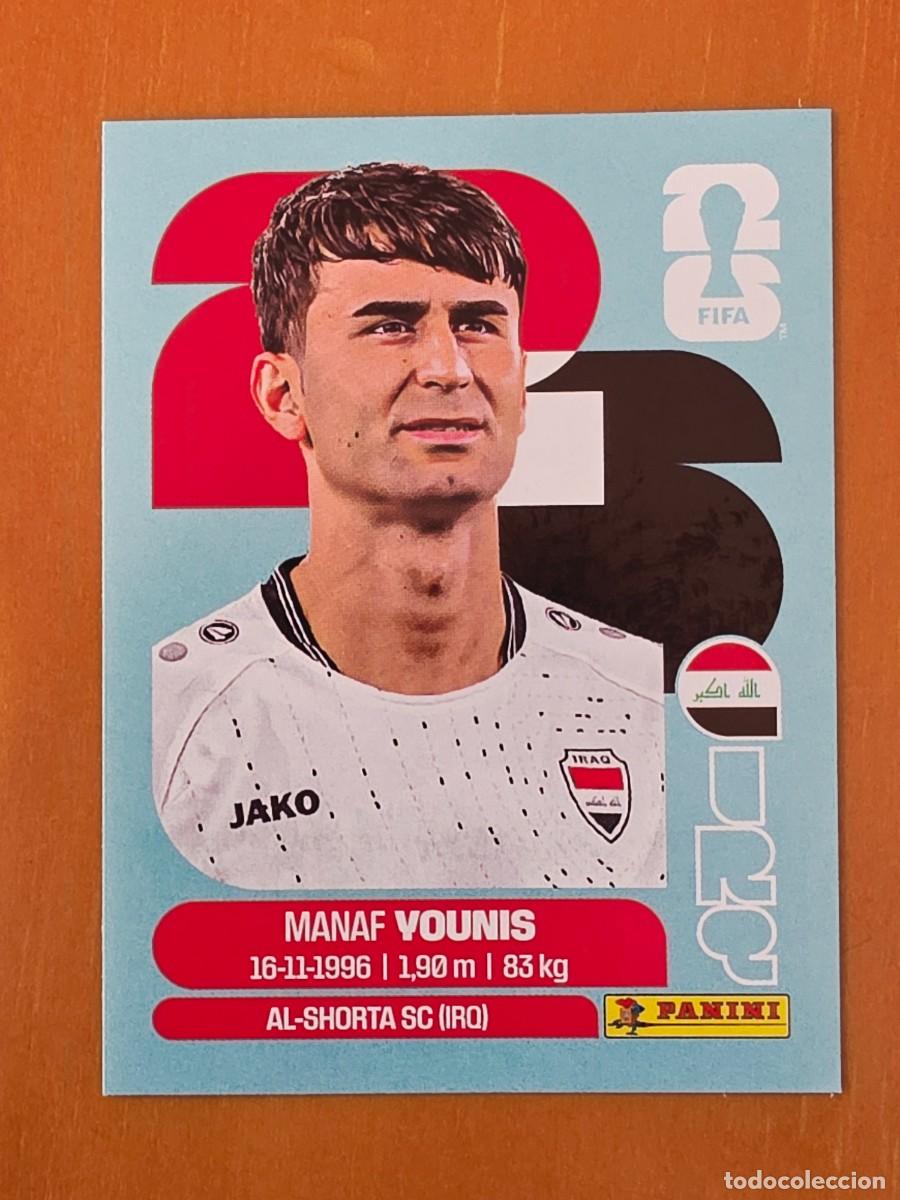 Cromos de F&uacute;tbol: IRQ 8 Manaf Younis, Iraq, Panini FIFA World Cup Mundial 2026 Sticker
