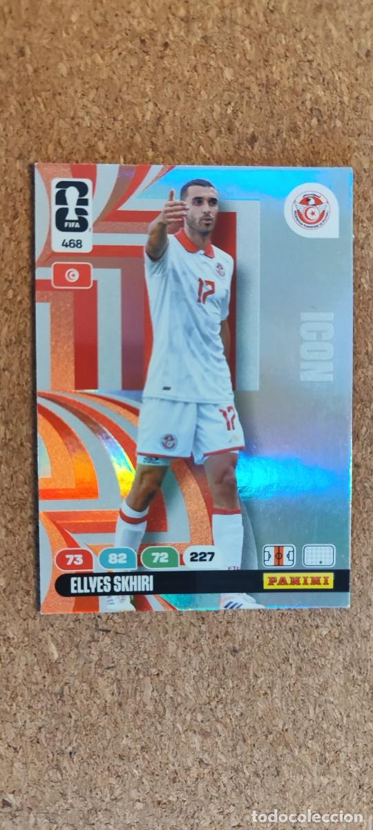 Cromos de F&uacute;tbol: ADRENALYN XL FIFA WORLD CUP 2026 CARD ICON SHIRI TUNEZ # 468 PANINI