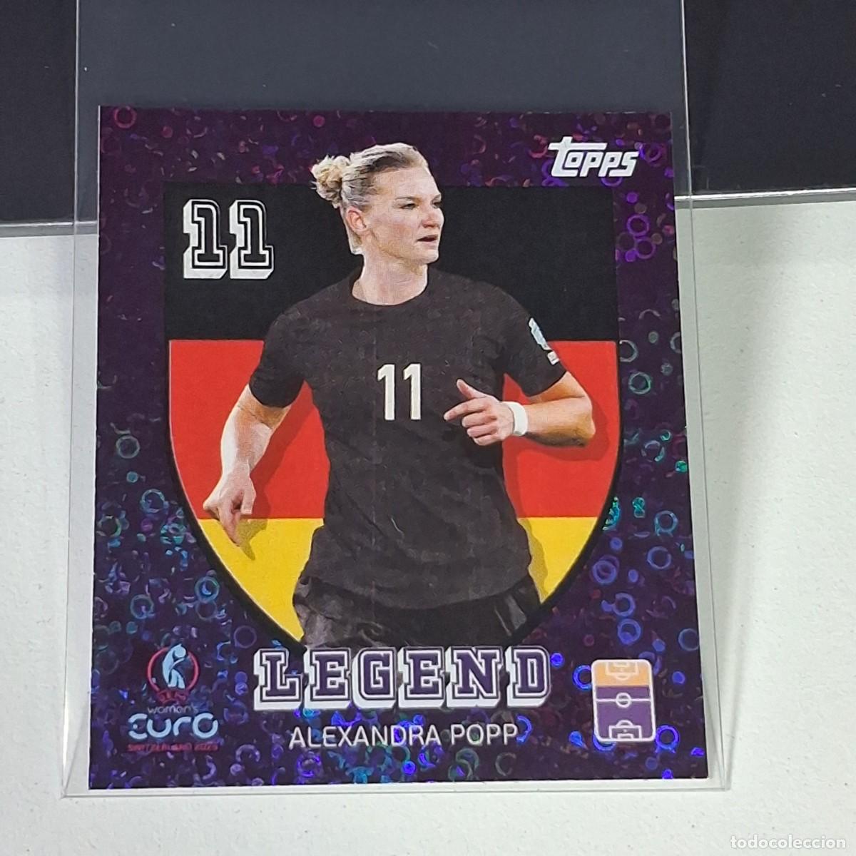 Fu&szlig;ball-Sticker: B4 301 LEGEND ALEXANDRA POPP ALEMANIA GERMANY SWITZERLAND 2025 UEFA WOMEN&acute;S EURO SUIZA TOPPS STICKER
