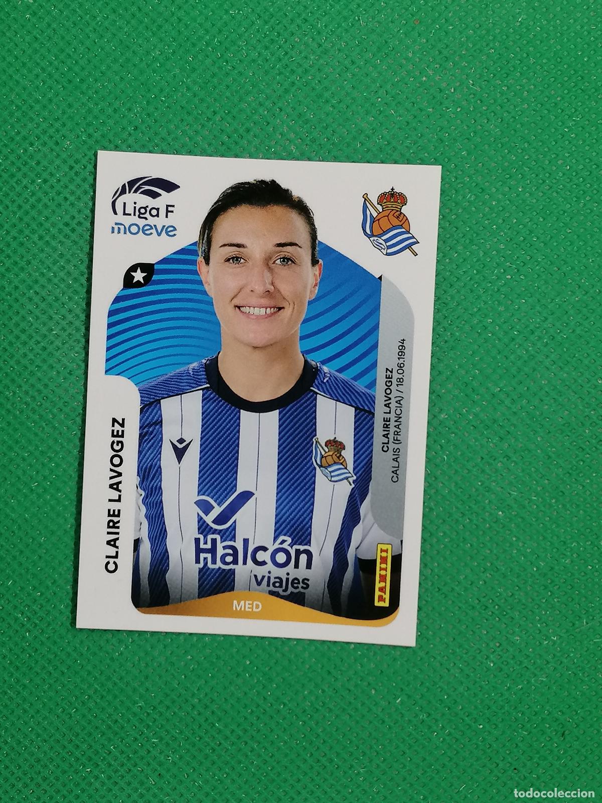 Cromos de F&uacute;tbol: 295 CLAIRE LAVOGEZ REAL SOCIEDAD ⚽ PANINI LIGA FEMENINA F MOEVE 25 26 2025 2026 ⚽